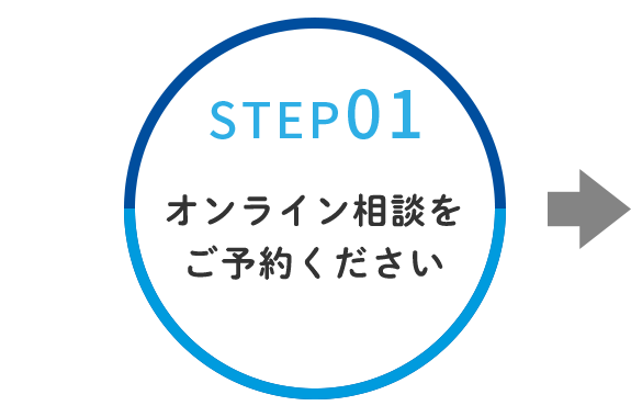 画像：オンライン相談を ご予約ください